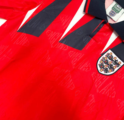 Maillot Rétro Homme Équipe Nationale d'Angleterre Extérieur - 1992