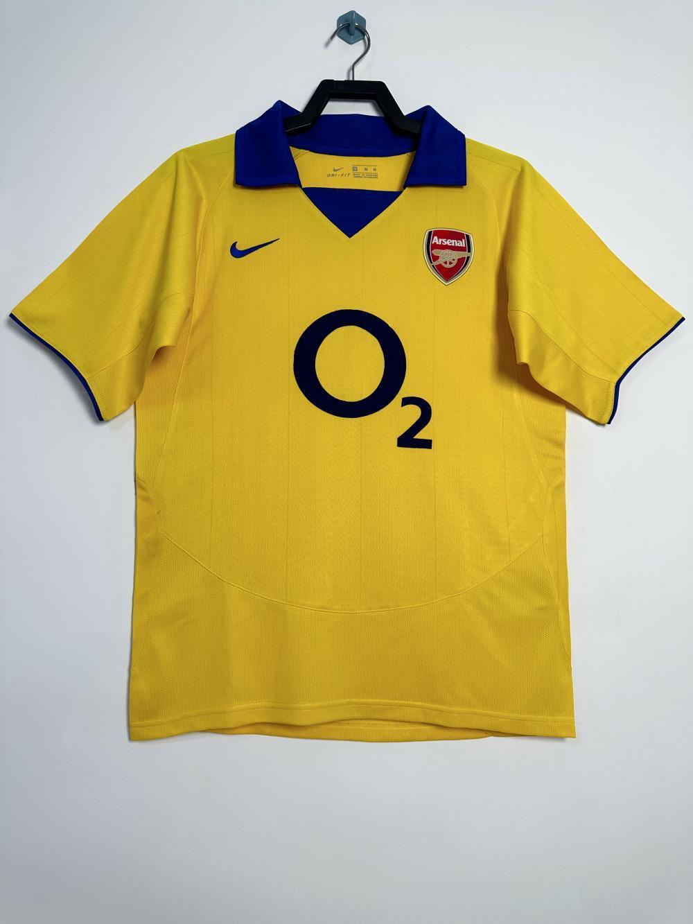Camiseta Retro para Hombre del Arsenal (Visitante) - Temporada 2003/04