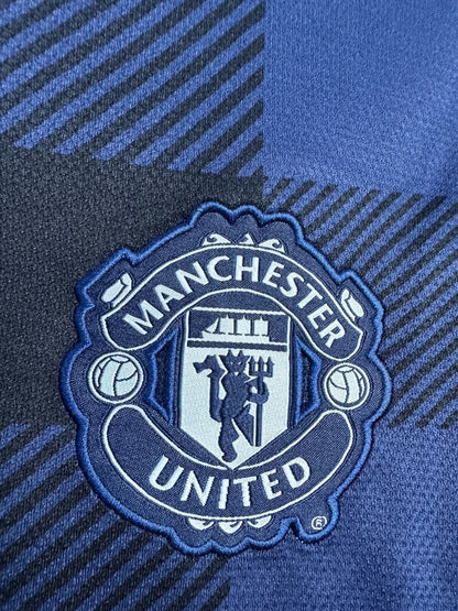 Maillot Rétro Homme Manches Longues Manchester United Extérieur - 2013/14