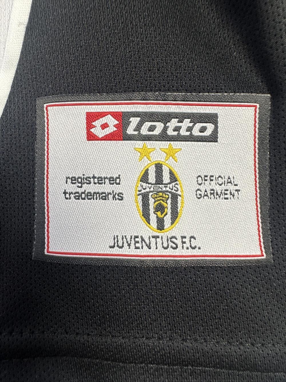 Maillot rétro manches longues domicile Juventus pour homme - 2002/03