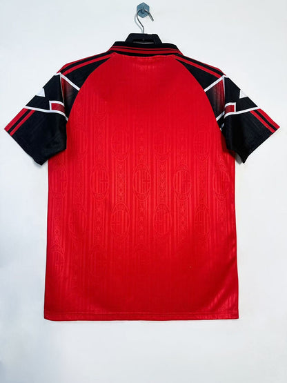 Camiseta Retro de Hombre Edición Especial del Equipo de Milán Roja - 1997/1998