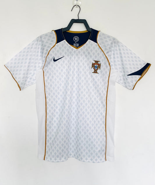 Camiseta Retro de Hombre Selección Nacional de Portugal Visitante - 2004