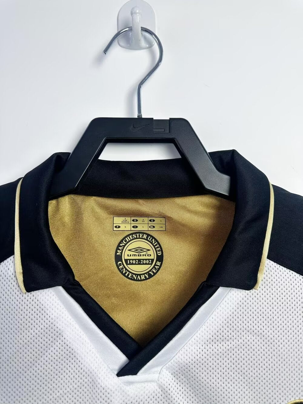 Maillot Rétro Homme Manches Longues Manchester United Double Face - Saison 2001/02