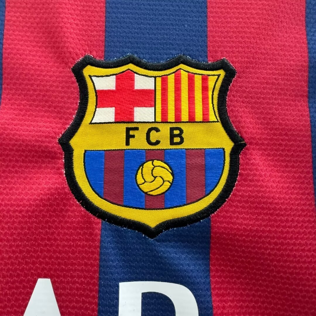 Maillot Rétro Homme Domicile du FC Barcelone - Saison 2013/2014
