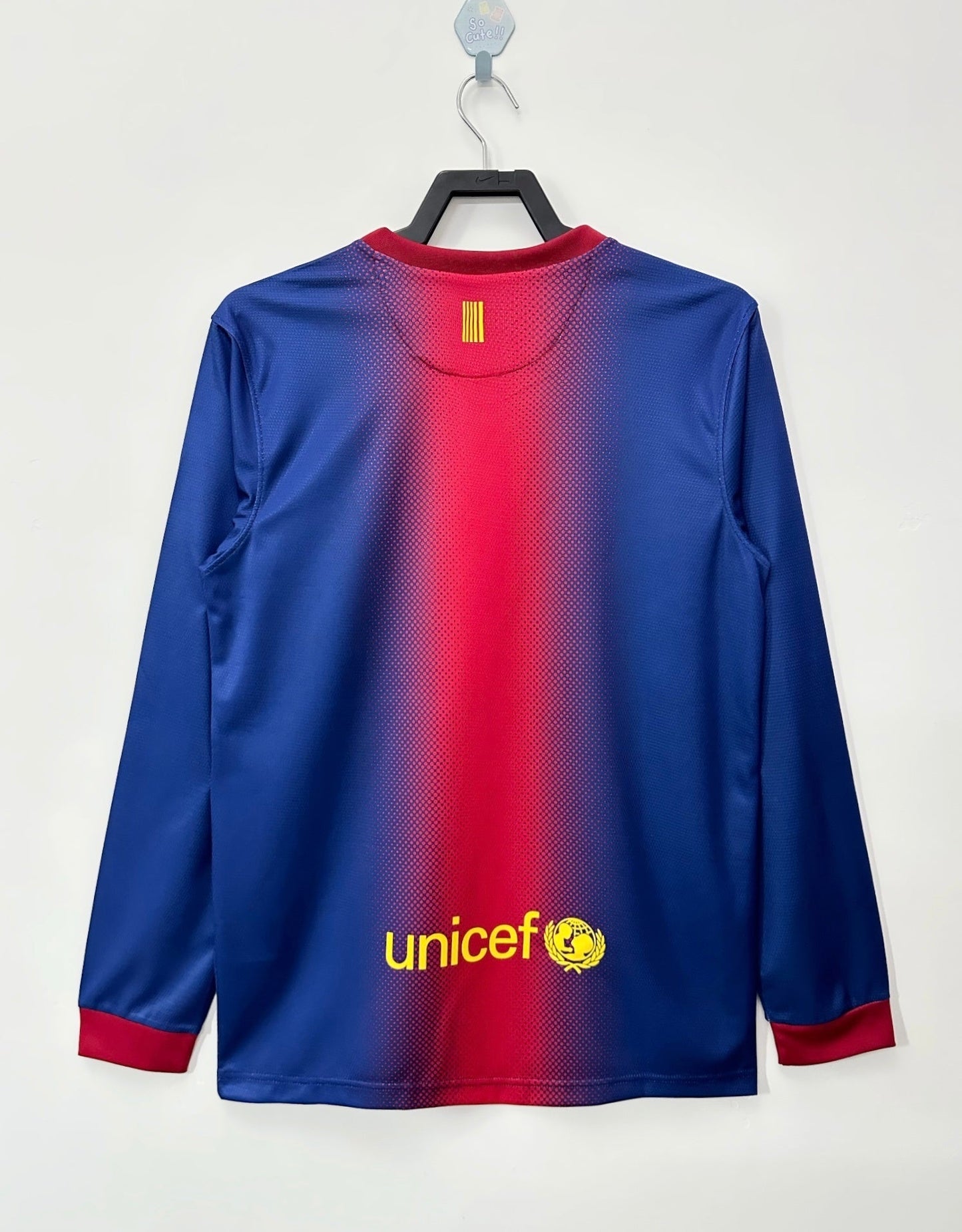Maillot Rétro Homme Manches Longues Equipe de Barcelone - 2012/13