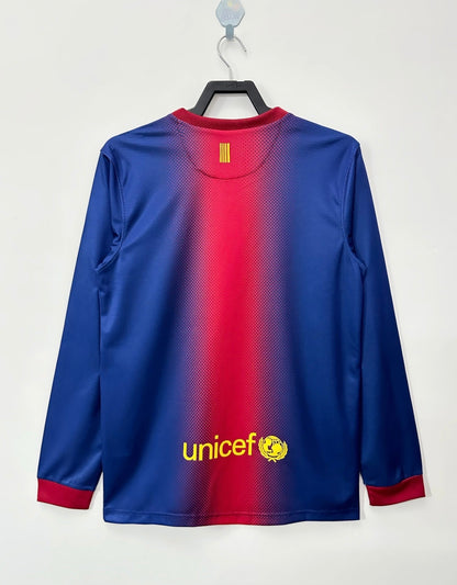 Maillot Rétro Homme Manches Longues Equipe de Barcelone - 2012/13