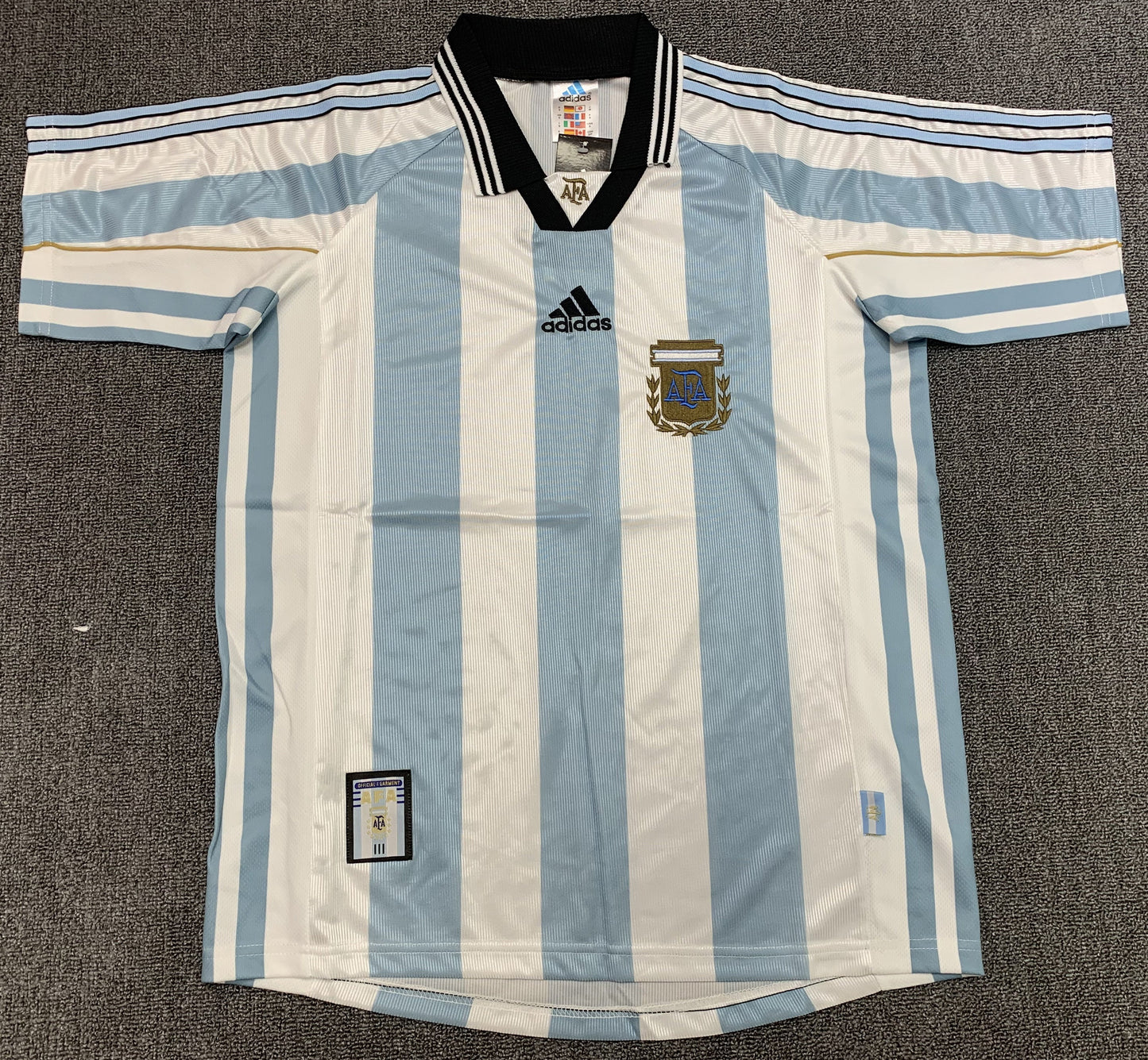 Maillot Rétro Homme Équipe Nationale d'Argentine - 1998