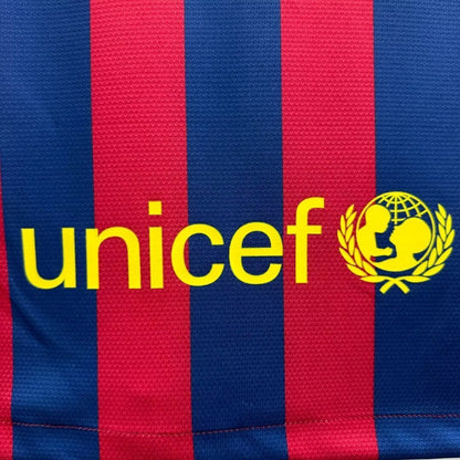 Maillot Rétro Homme Domicile du FC Barcelone - Saison 2013/2014