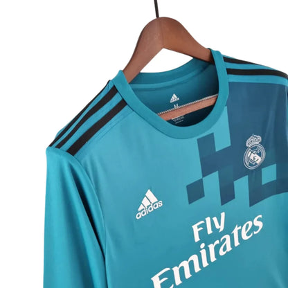 Retro Long Sleeve Real Madrid Adidas Blue - 17/18