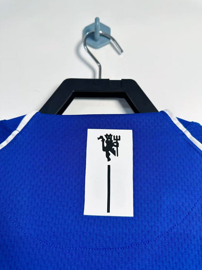 Maillot Rétro Homme Manchester United Bleu Gardien de But - 2007/08