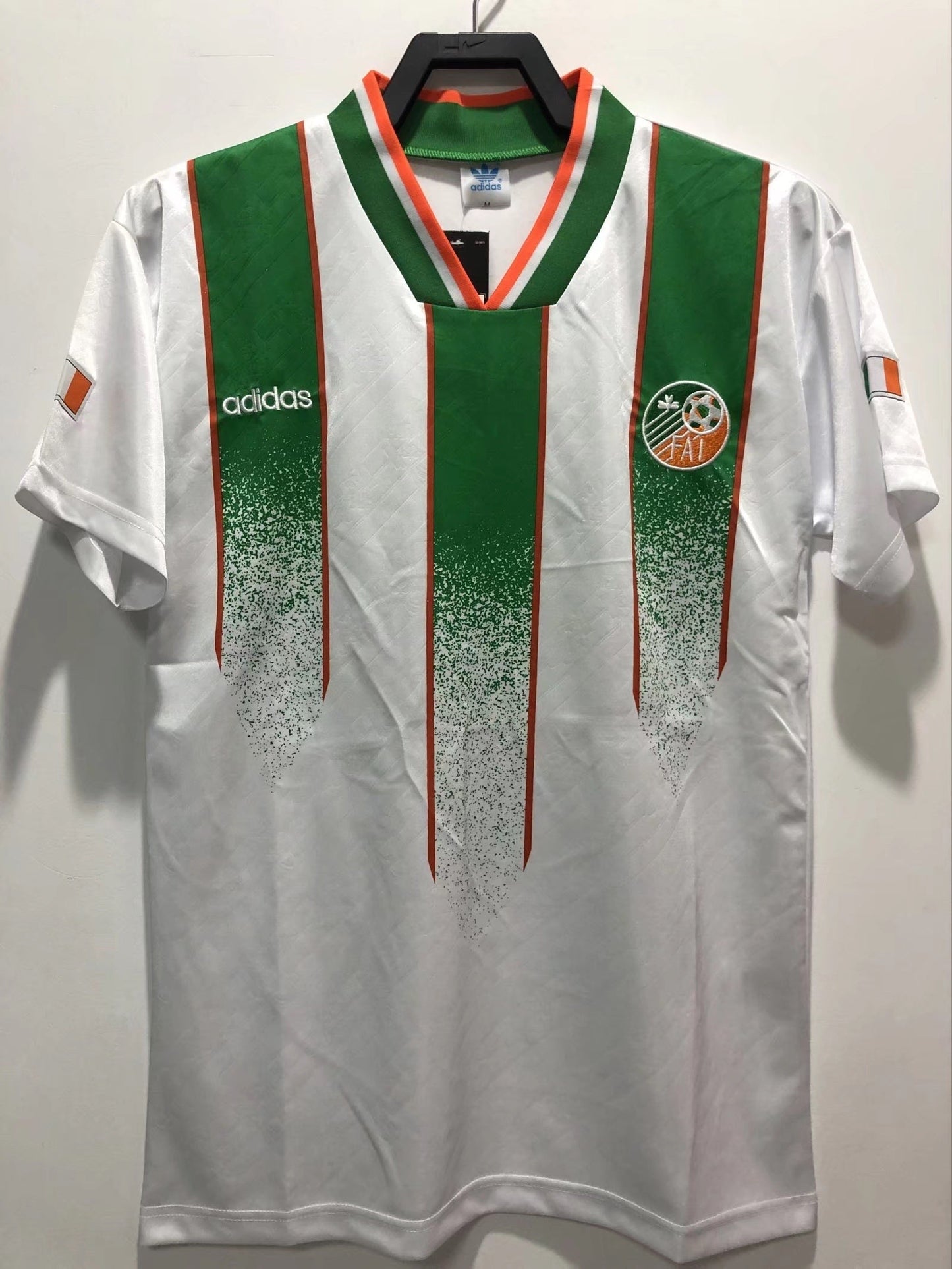 Camiseta Retro de Hombre Selección Nacional de Irlanda Visitante Sin Patrocinadores - 1994