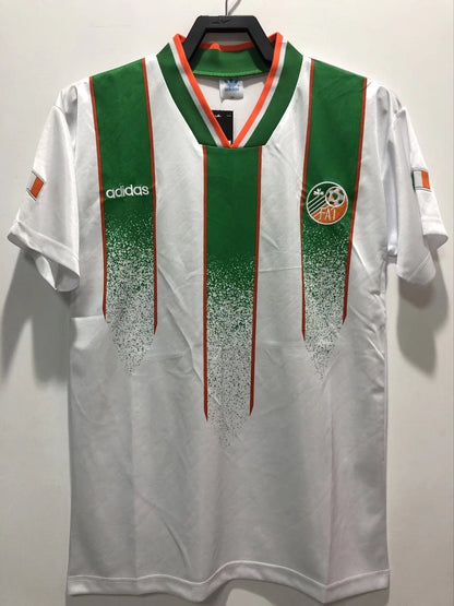 Camiseta Retro de Hombre Selección Nacional de Irlanda Visitante Sin Patrocinadores - 1994