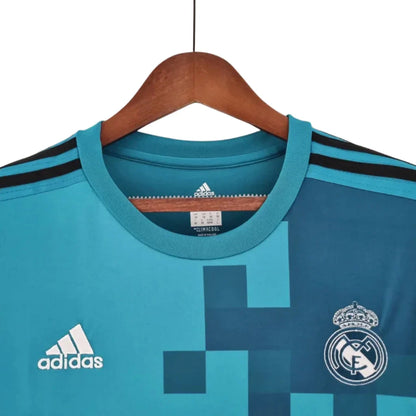 Retro Long Sleeve Real Madrid Adidas Blue - 17/18