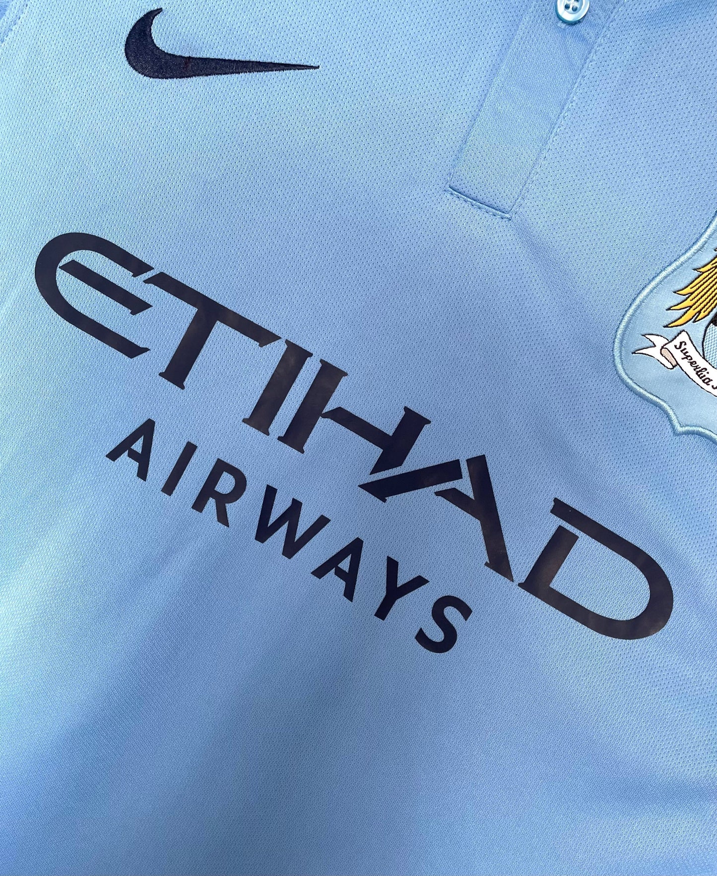 Jersey Manchester City Retro Home - 2015/2016