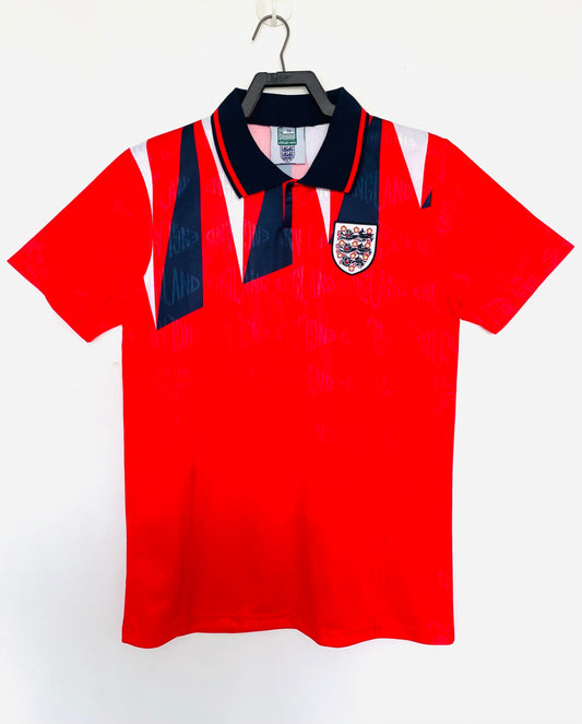 Camiseta Retro de Hombre Selección Nacional de Inglaterra Visitante - 1992