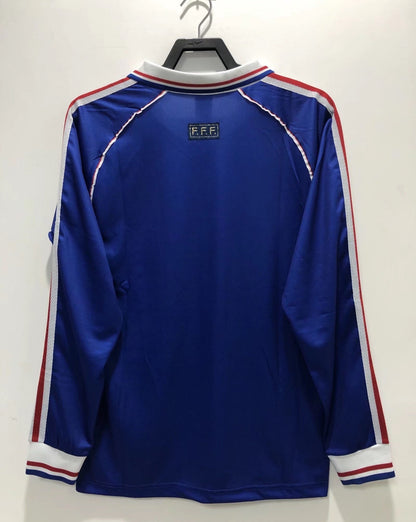 Camiseta Retro Hombre Manga Larga Selección Nacional de Francia Local - 1998