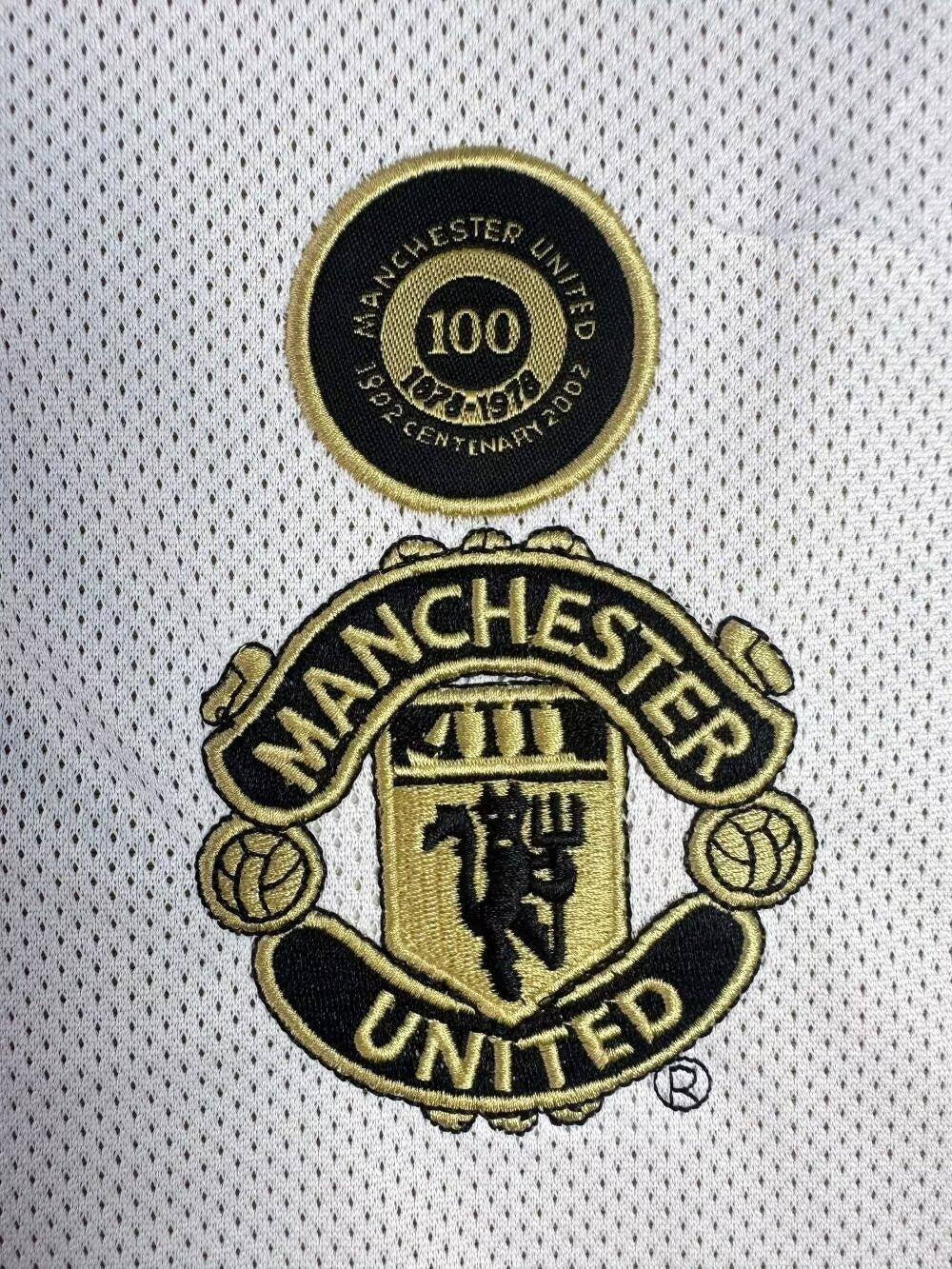 Maillot Rétro Homme Manches Longues Manchester United Double Face - Saison 2001/02