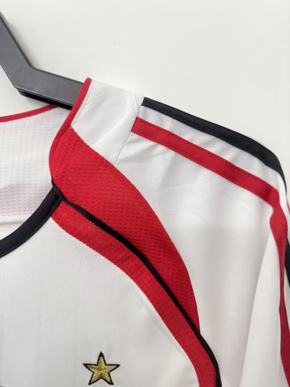 Camiseta Retro de Hombre de Manga Larga del Equipo Milan - 2006/07