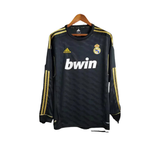 Retro Long Sleeve Real Madrid Adidas Black - 2012