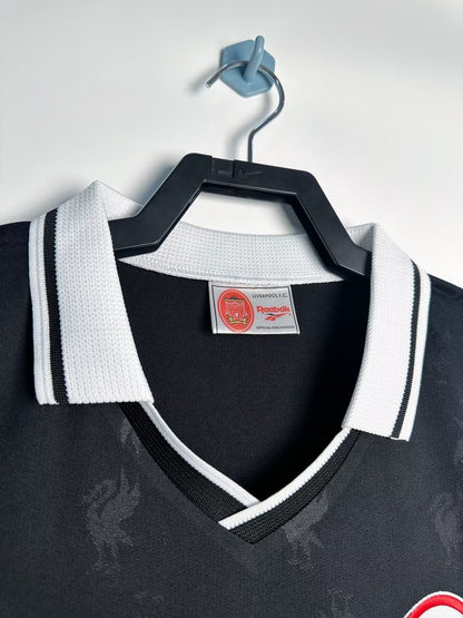 Camiseta Retro Liverpool Negra para Hombre - 1996/1997