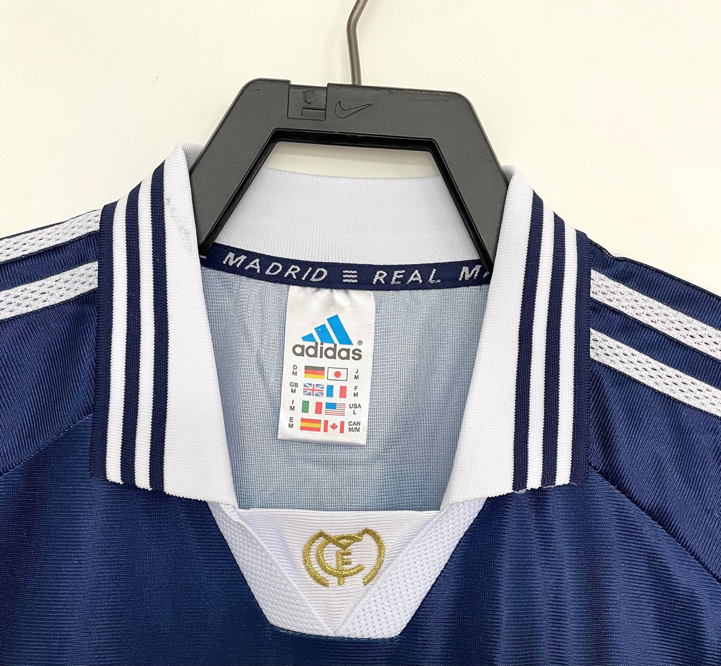 Man's Retro Jersey Real Madrid Team Away - 1998/99