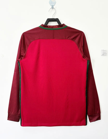 Man's Retro Long Sleeve Portugal National Team - 2016