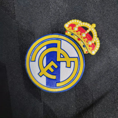 Retro Long Sleeve Real Madrid Adidas Black - 2012