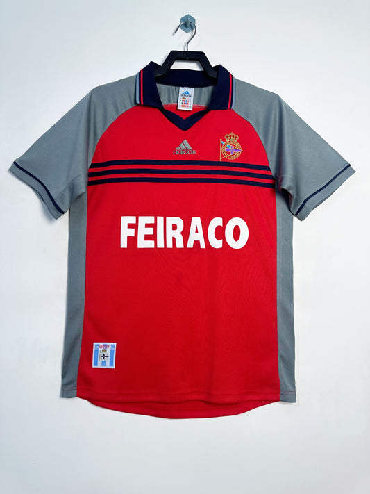 Camiseta Retro de Hombre Deportivo La Coruña Visitante - 1998/99
