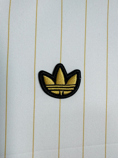 Man's Retro Jersey Manchester United Team Cultural Jersey White and Yellow - 2025/26