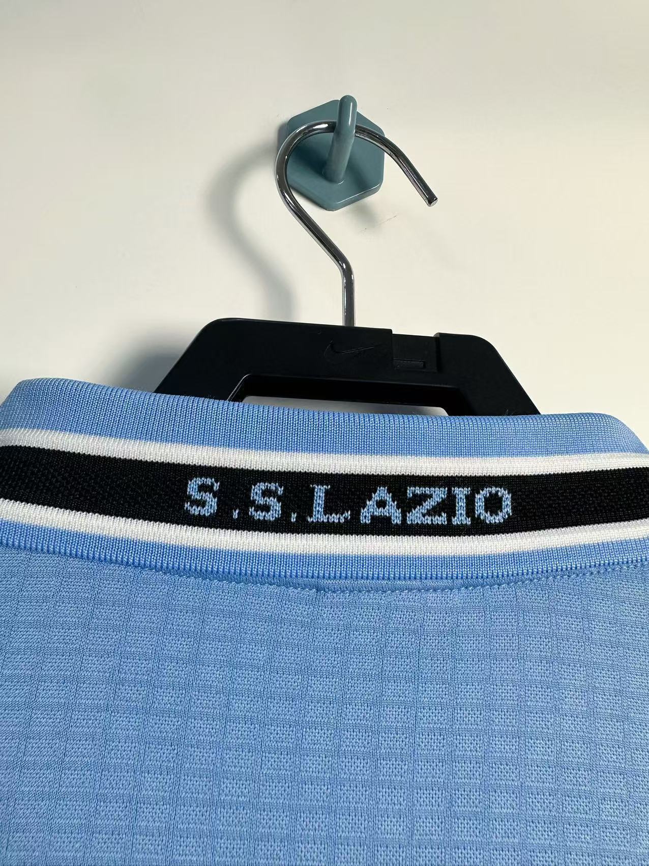 Camiseta retro de manga larga de local de la Lazio para hombre - 1998/99