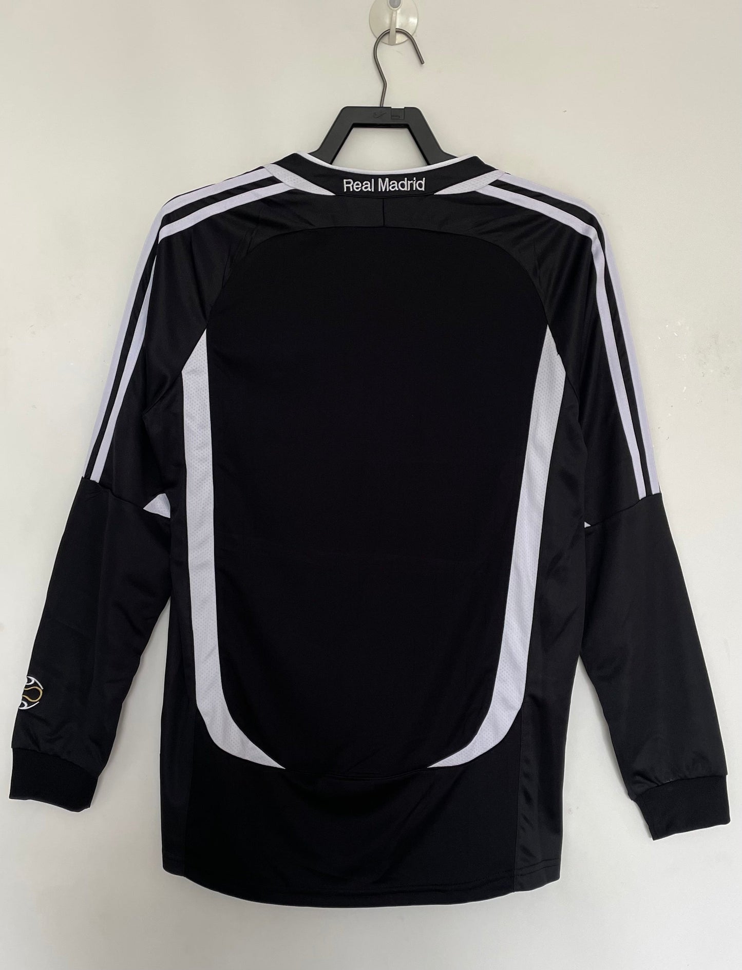 Maillot Rétro Homme Manches Longues Real Madrid Noir - 2006/07