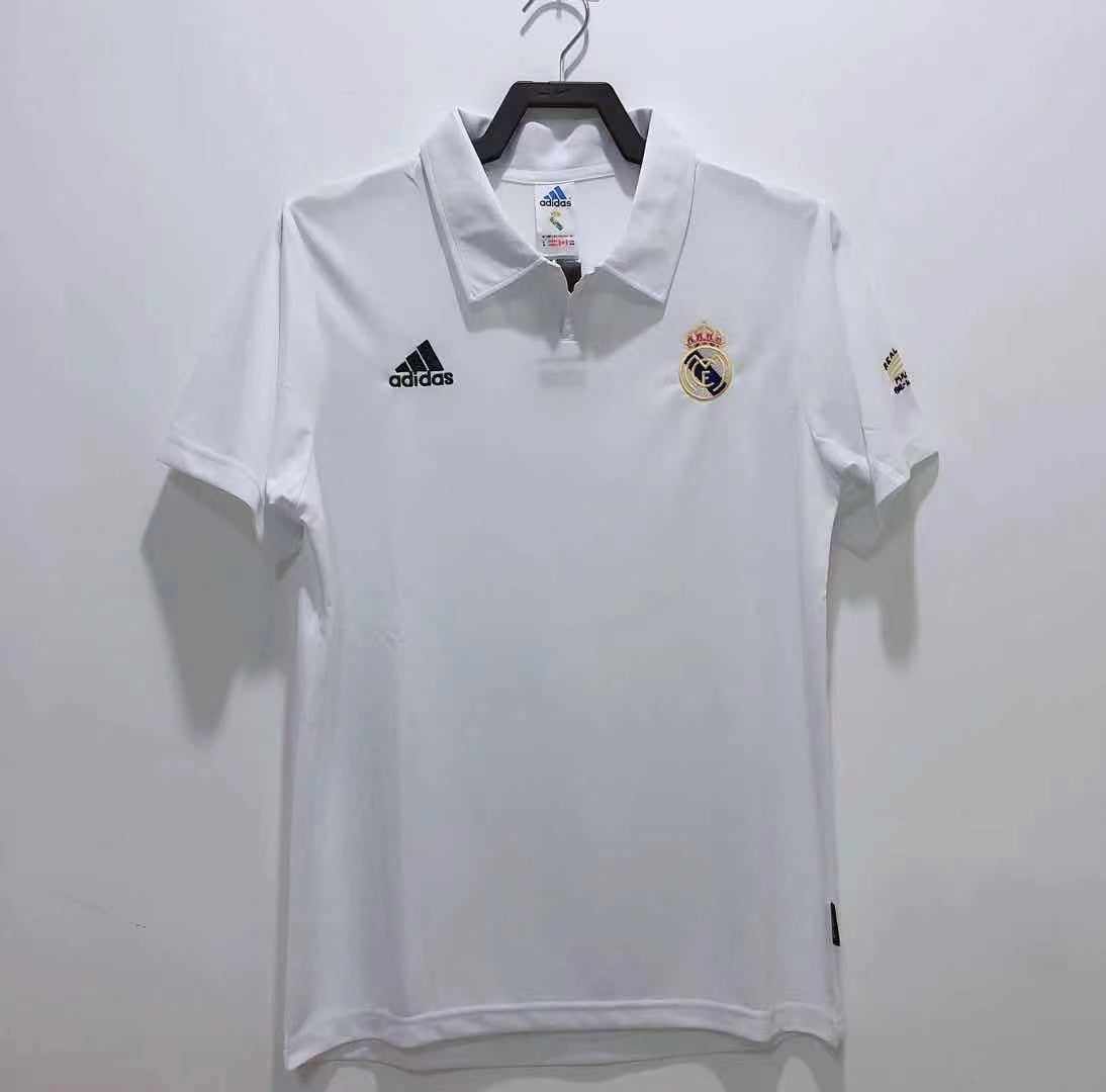 Camiseta Retro de Hombre Real Madrid Equipo Champions League Local - 2002/03