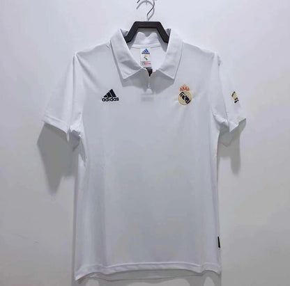 Camiseta Retro de Hombre Real Madrid Equipo Champions League Local - 2002/03