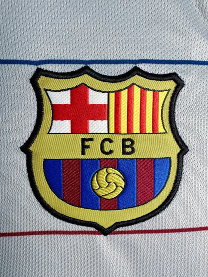 Maillot Rétro Homme Manches Longues Extérieur Barcelone - 2003/04