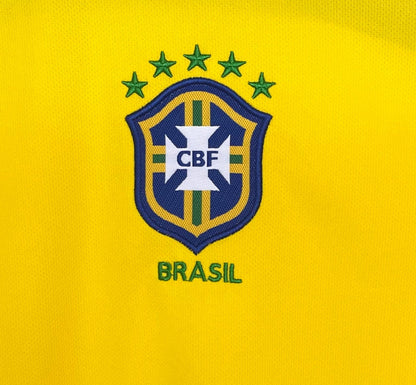 Camiseta retro de manga larga de la selección de Brasil 2004/2005