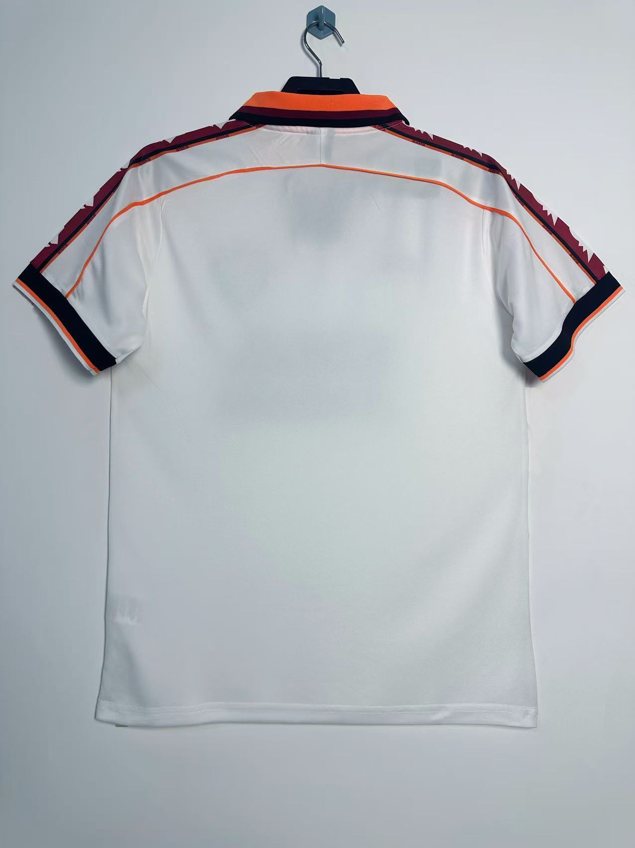 Camiseta Retro de Hombre del Equipo Roma Visitante - 1998/99