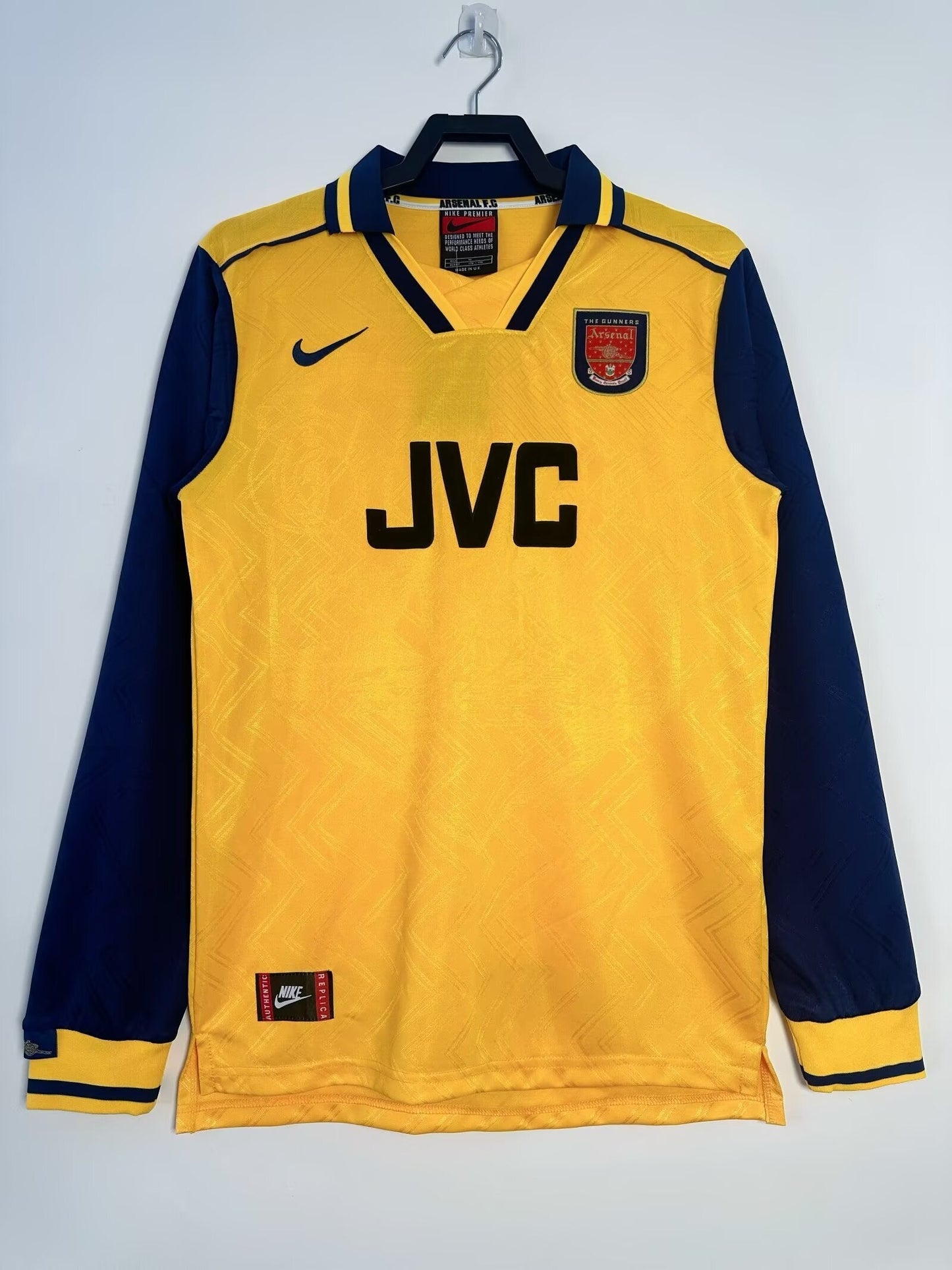 Maillot Rétro Homme Manches Longues Extérieur Arsenal - 1996/97