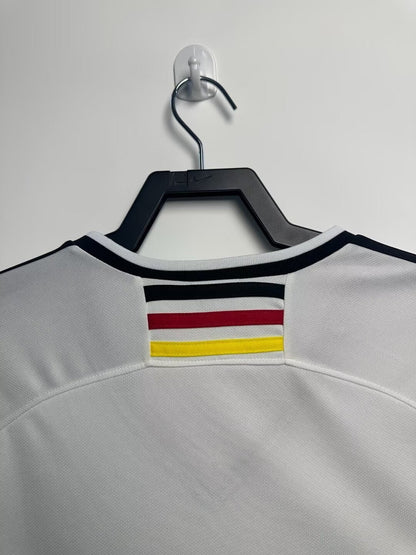 Maillot Rétro Homme Équipe Nationale d'Allemagne Blanc - 1998