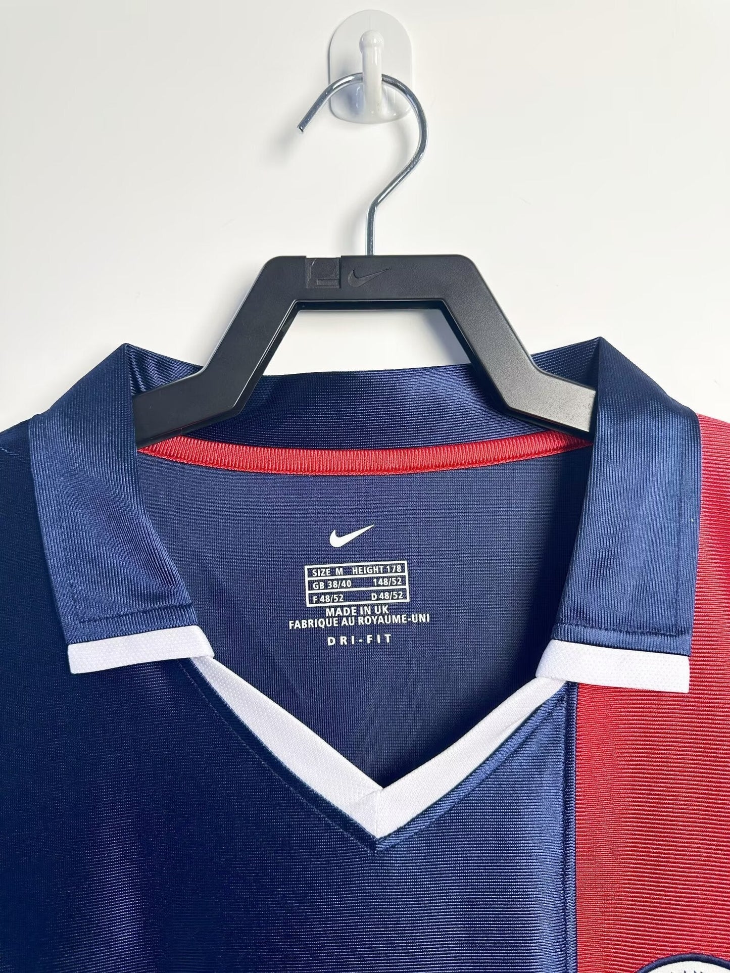 Camiseta Retro de Hombre Manga Larga PSG Local - 2001/02