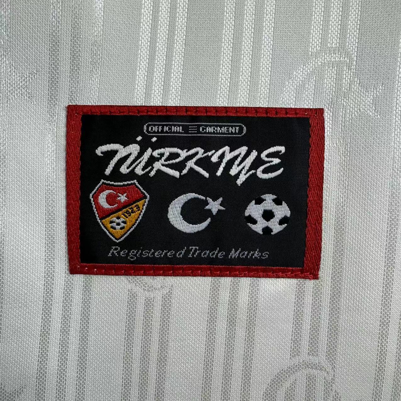 Maillot Rétro Homme Équipe Nationale Turquie Extérieur - 1996