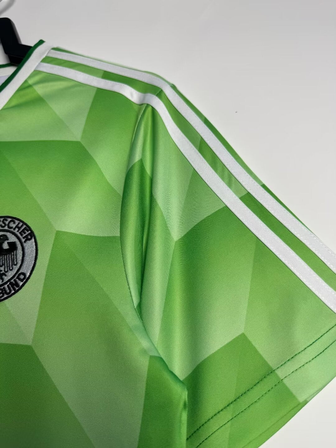 Maillot Rétro Homme Équipe Nationale d'Allemagne Vert Clair - 1998