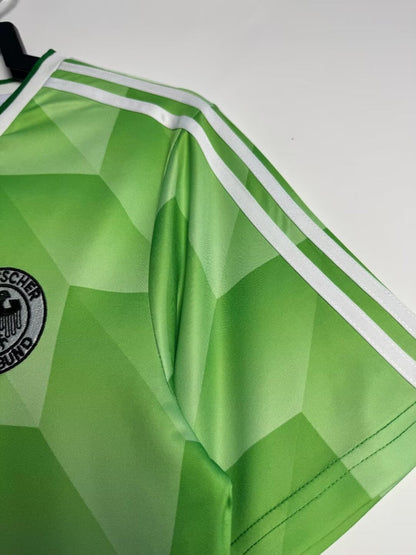 Maillot Rétro Homme Équipe Nationale d'Allemagne Vert Clair - 1998