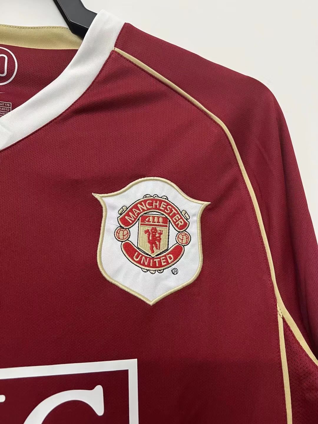 Homme Retro Manches Longues Manchester United - 2006/07