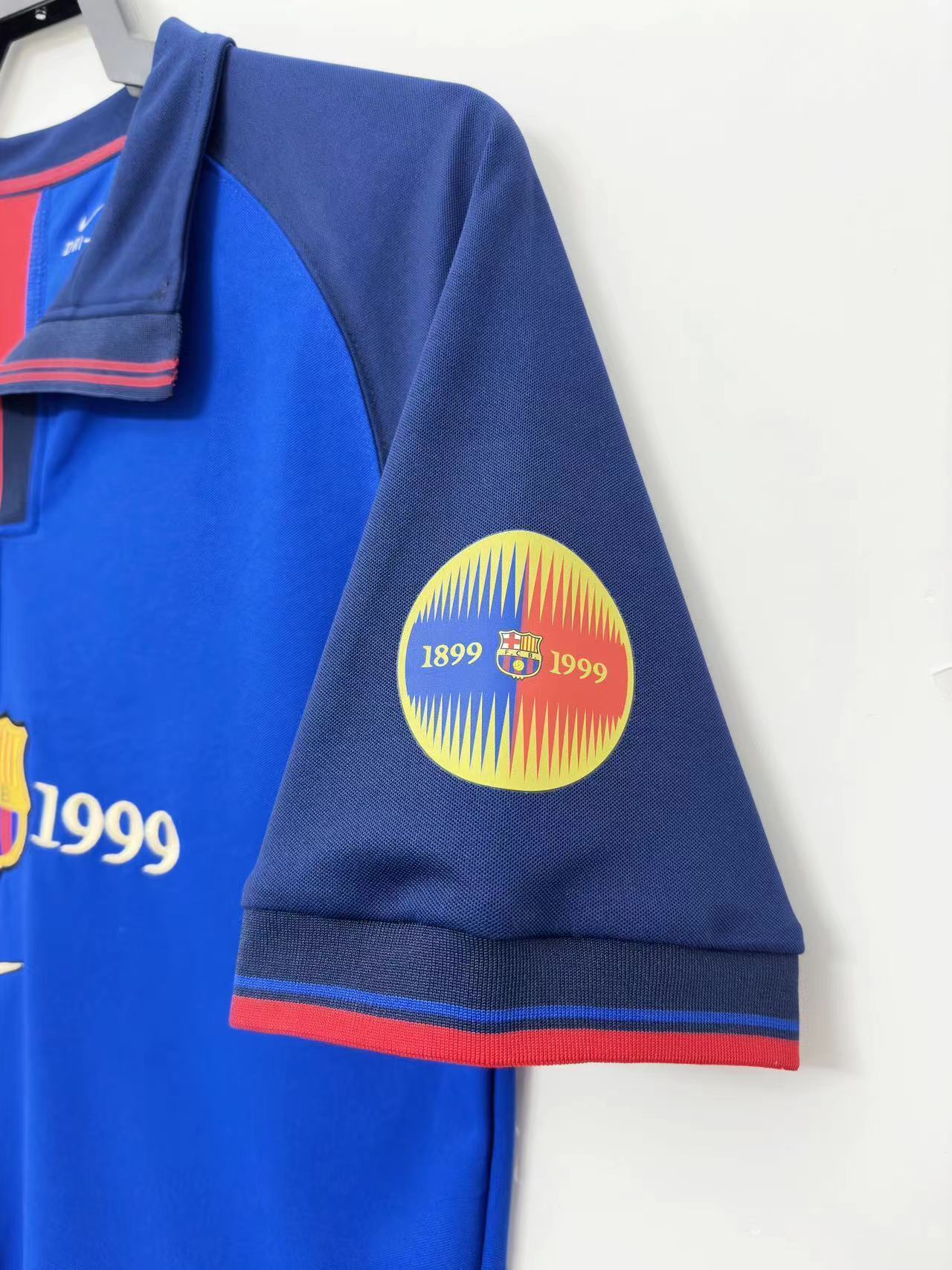 Camiseta Retro de Hombre del Equipo del Barcelona - 1989