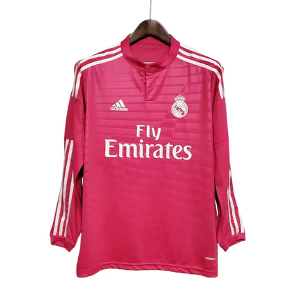 Retro Long Sleeve Real Madrid II Adidas Pink - 14/15