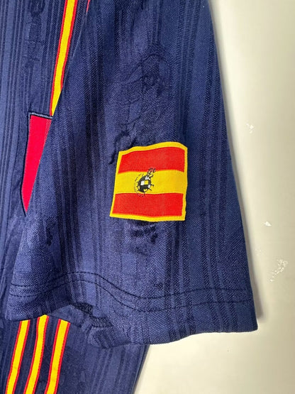 Man's Retro Jersey Spain National Team Jacquard - 1998