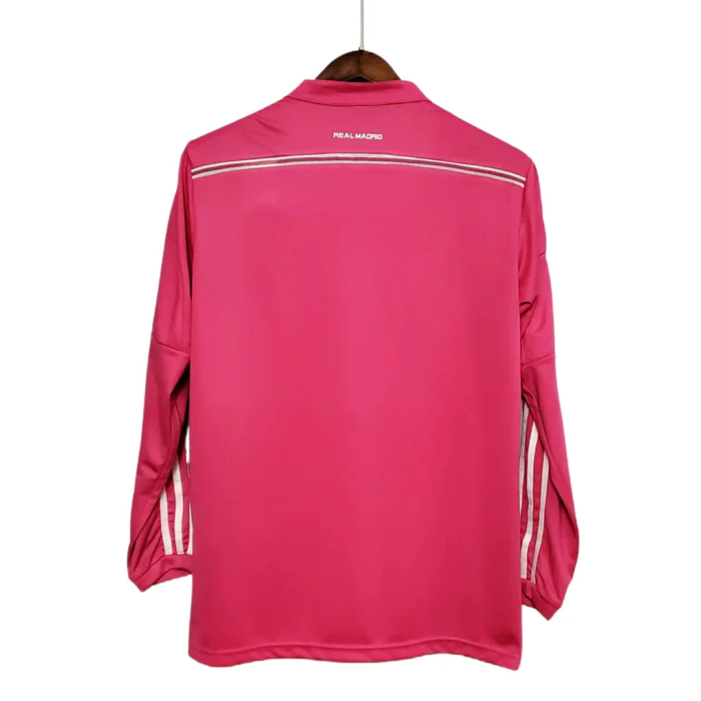 Retro Long Sleeve Real Madrid II Adidas Pink - 14/15