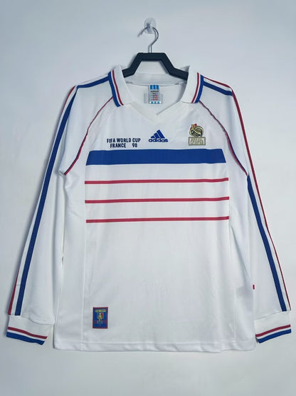 Camiseta retro de manga larga de la selección nacional de Francia para hombre - 1998