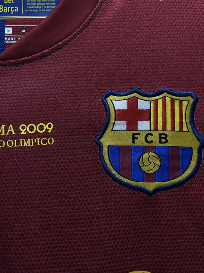 Maillot Rétro Homme Manches Longues Domicile Barcelone - 2008/09