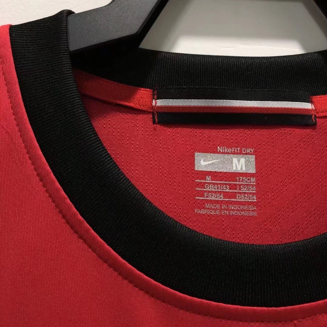 Maillot Rétro Homme Manches Longues Domicile Manchester United - 2010